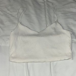 White Cropped Top - small size